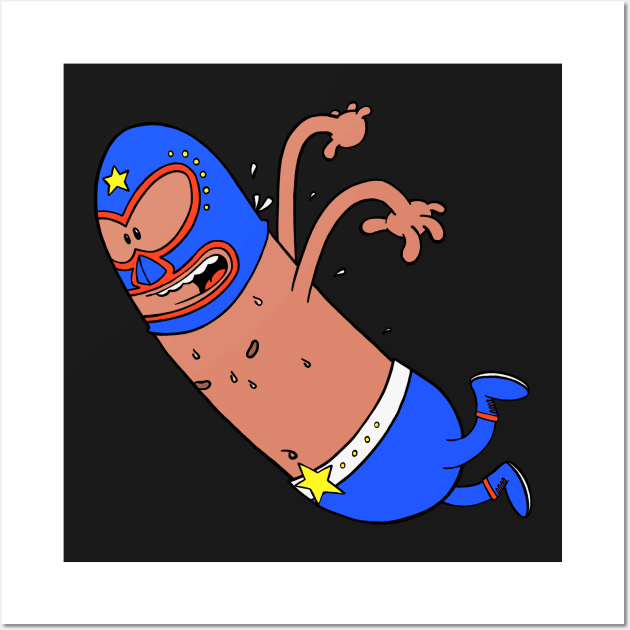 Lucha-wiener Wall Art by joshbaldwin391